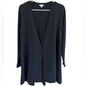 J. Jill Women's V-neck Button‎ Down Long Sleeve Sweater Size Small